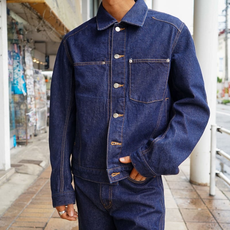 【新品未使用品】denim 3d trucker jacket NVRFRGT / DENIM 3D TRUCKER JACKET – Rinse Indigo | disarm
