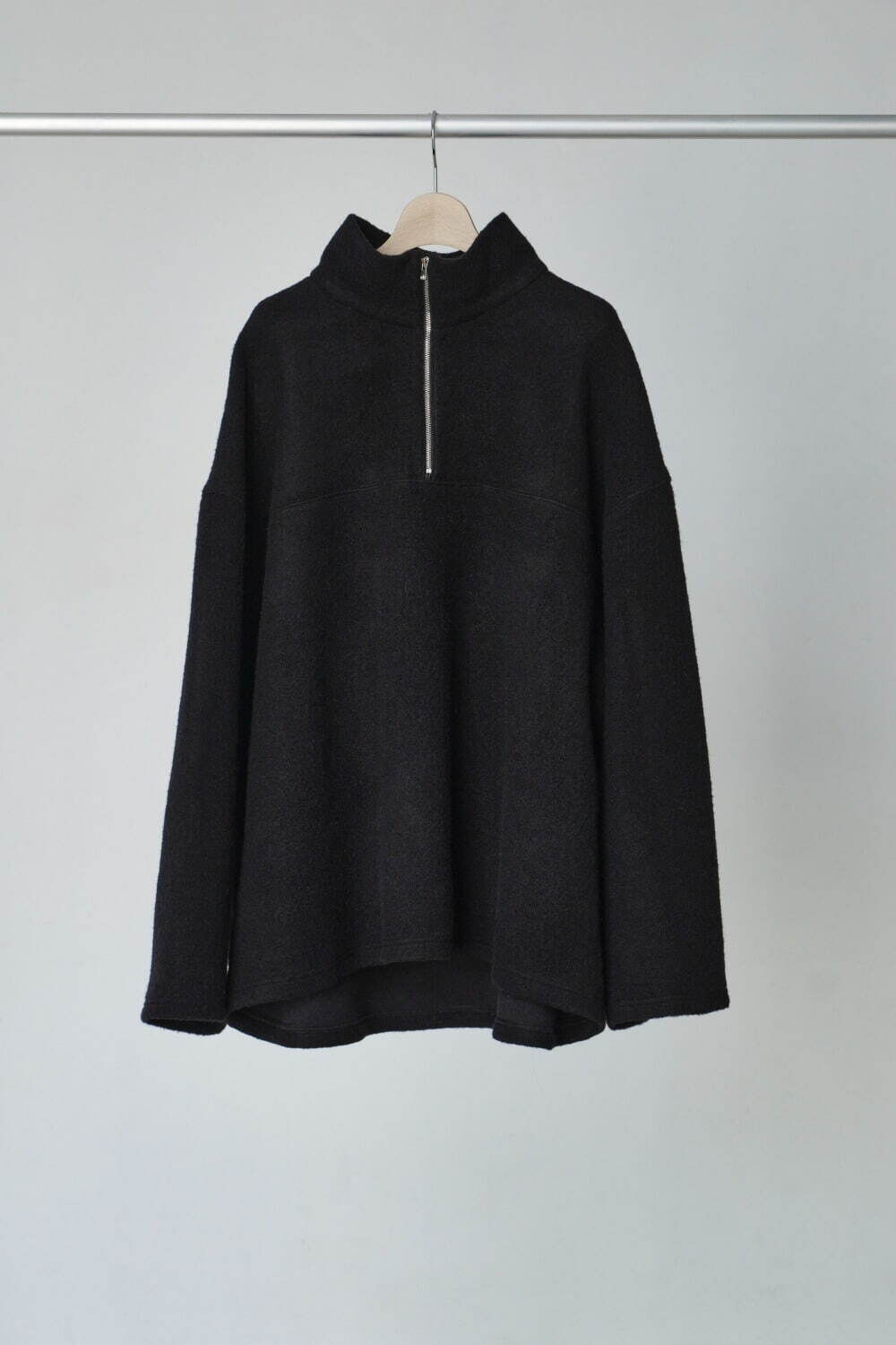 トップス Blanc YM/ Wool half zip pullover Blanc YM / Wool half zip pullover(GRAY)通販サイト - 京都