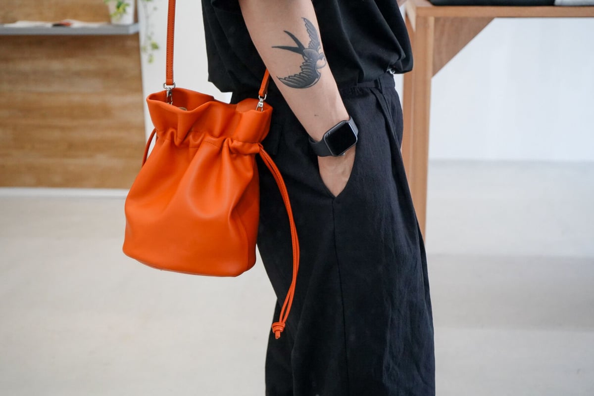 バッグ Rich I / リッチアイ | CYLINDER LEATHER PURSE BAG レザー