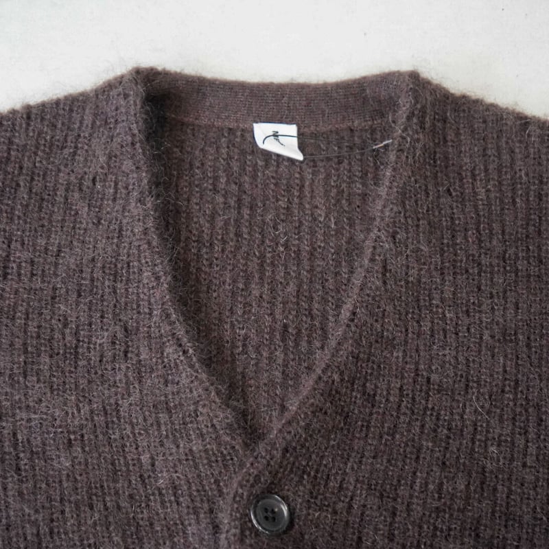 【人気】モヘアカーディガン スーパーキッドモヘア使用 毛足長め 大きめ 2XL SUPER KID MOHAIR V CADIGAN | niki