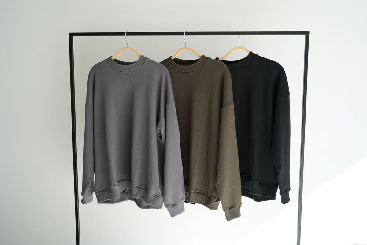 Blanc YM Cotton Wide Sweat Shirt | niki