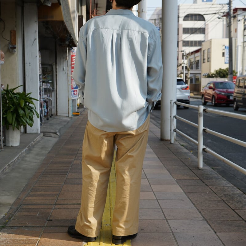 UNIVERSAL PRODUCTS OPEN COLLAR L/S SHIRT | niki