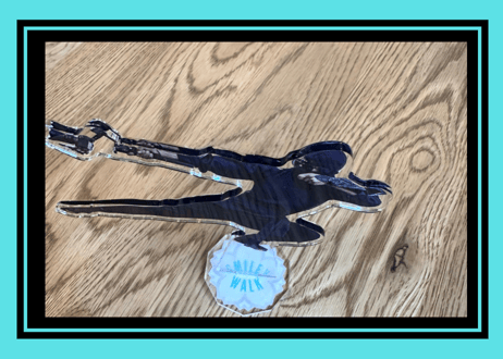 Acrylic stand NinjaJE kick