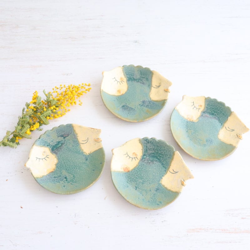 まつげとひげ小皿┊︎サカモトジュンコ | うつわのキモチonline shop