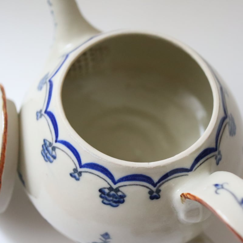 中西申幸　ポット　鳥遊戯画 光萌窯 中西申幸 鳥遊戯画ポット【4】 - 作家ものの器と生活雑貨 on-la