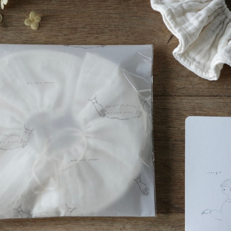つけ襟_ pierrot / cream, antique / maison pocuu |