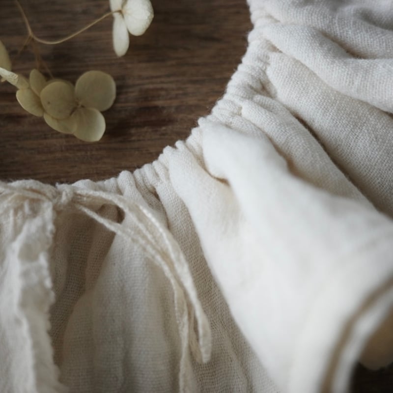 つけ襟_ pierrot / cream, antique / maison pocuu |