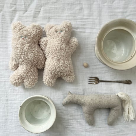 baby toy //poodlebear_a, poodlebear_b, linenhorse