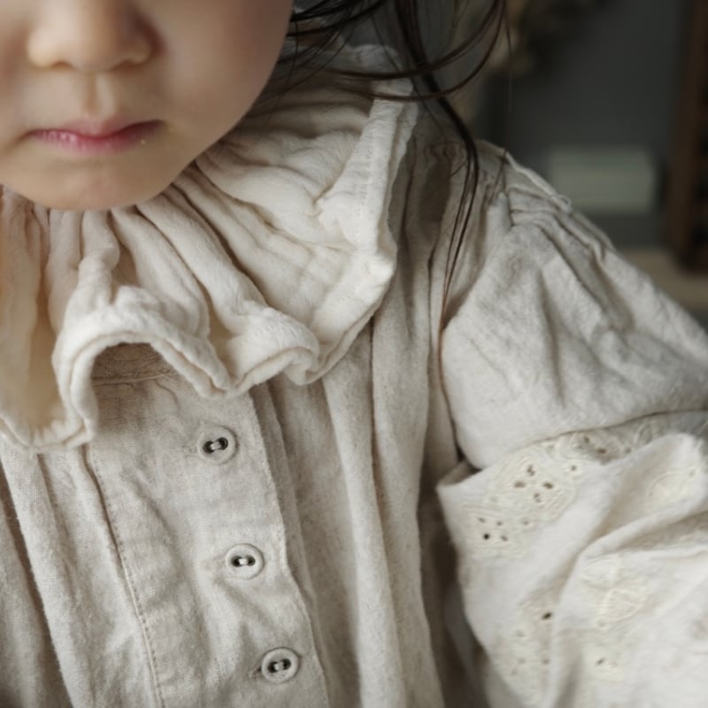 つけ襟_ pierrot / cream, antique / maison pocuu |