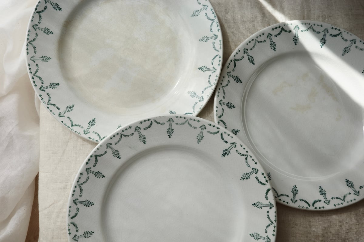 PORCELAINE OPAQUE DE GIEN / a, b, c | maison pocuu