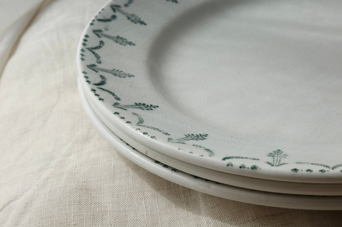 PORCELAINE OPAQUE DE GIEN / a, b, c | maison pocuu