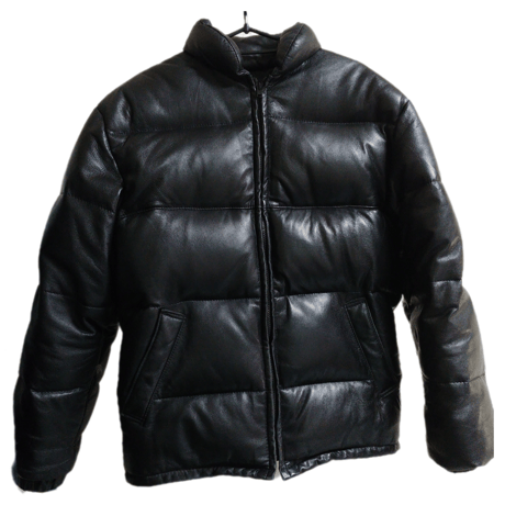Schott Down jacket Rider's jacket Black