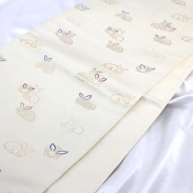 A1874】【六通】兎散らし 寄り添っているうさぎ | 和ノ藤リユース 