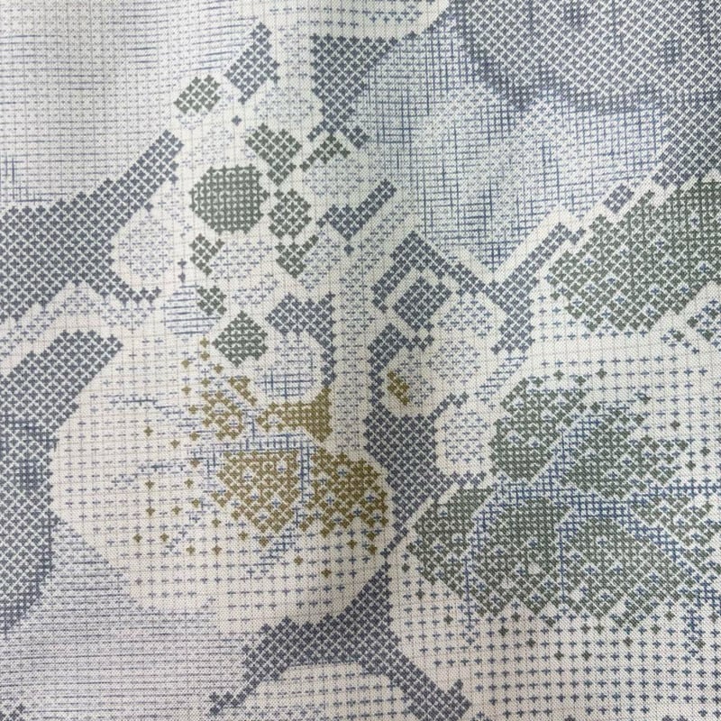 大島紬) 葉っぱと実 しつけ糸有 未使用品 A3333 | 和ノ藤リユース