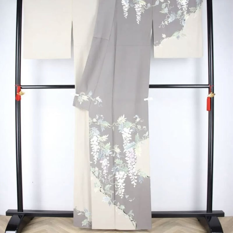 伊藤幽水画) 訪問着 本加賀友禅 藤の花 | 和ノ藤リユース 伊藤幽水画) 訪問着 本加賀友禅 藤の花 | 和ノ藤リユース