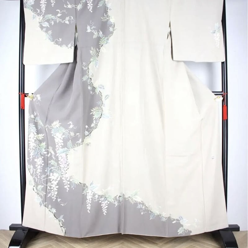 伊藤幽水画) 訪問着 本加賀友禅 藤の花 | 和ノ藤リユース 伊藤幽水画) 訪問着 本加賀友禅 藤の花 | 和ノ藤リユース