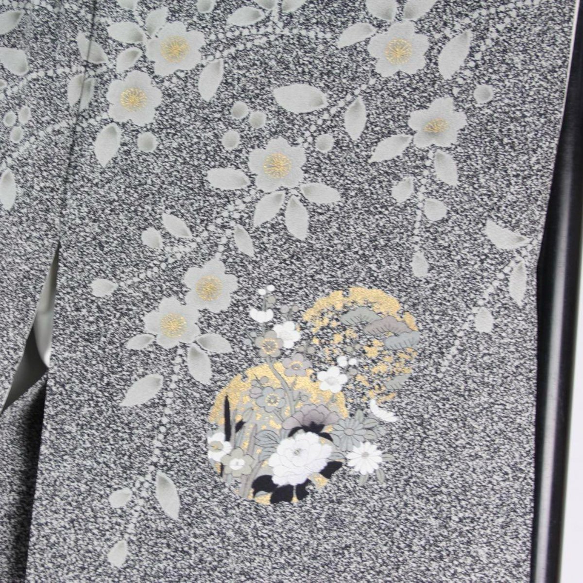 【163/64.5cm】訪問着 金彩 たたき染め 正絹 金箔 作家物 トール 163/64.5cm】訪問着 金彩 たたき染め 正絹 金箔 作家物 トール