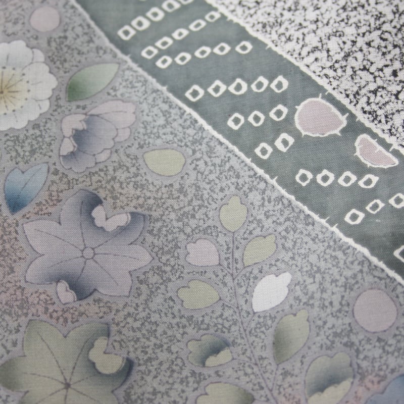 訪問着) たたき染め 花としぼり柄 A3146 | 和ノ藤リユース