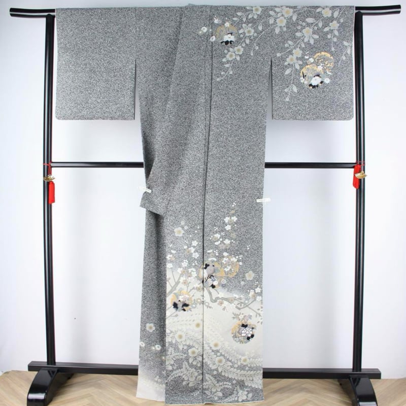 訪問着) たたき染め 辻が花風 金箔(訪問着) たたき染め 辻が花 訪問着) たたき染め 辻が花風 金箔(訪問着) たたき染め 辻が花