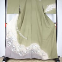 汕頭刺繍) 訪問着 しつけ糸有 まるやまガード 未使用品 A3220 汕頭刺繍) 訪問着 しつけ糸有 まるやまガード 未使用品 A3220