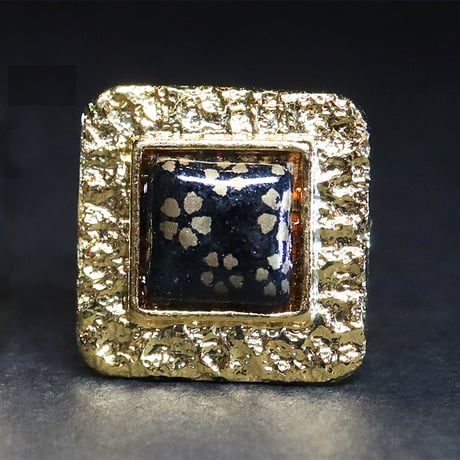 【Enamel Handcraft】エナメルのカフリンクス　桜　角-S
