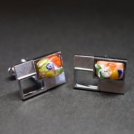 【Enamel Handcraft】エナメルのカフリンクス　ヴェネツィア　B
