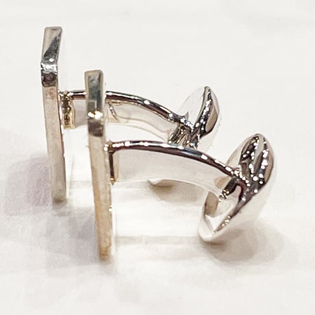 エナメルのカフリンクス　魚(赤)