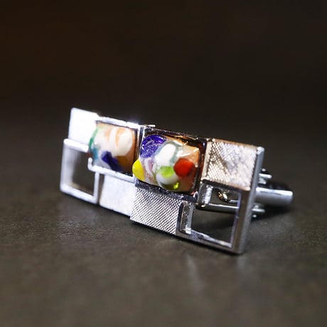 【Enamel Handcraft】エナメルのカフリンクス　ヴェネツィア　A