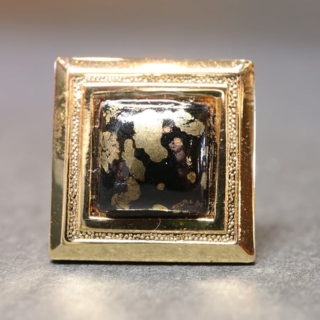 【Enamel Handcraft】エナメルのカフリンクス　ドット　角