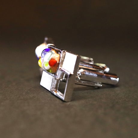 【Enamel Handcraft】エナメルのカフリンクス　ヴェネツィア　A