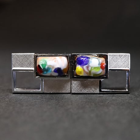 【Enamel Handcraft】エナメルのカフリンクス　ヴェネツィア　A