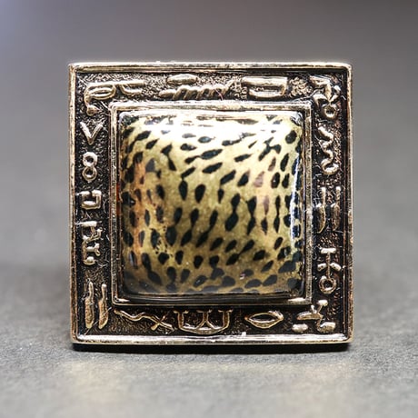 【Enamel Handcraft】エナメルのカフリンクス　菊花　角