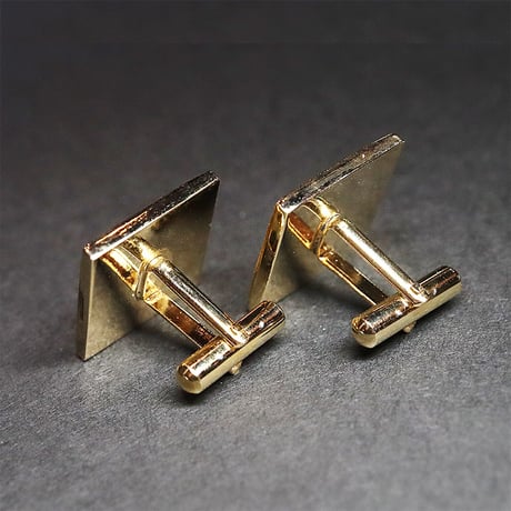 【Enamel Handcraft】エナメルのカフリンクス　菊花　角