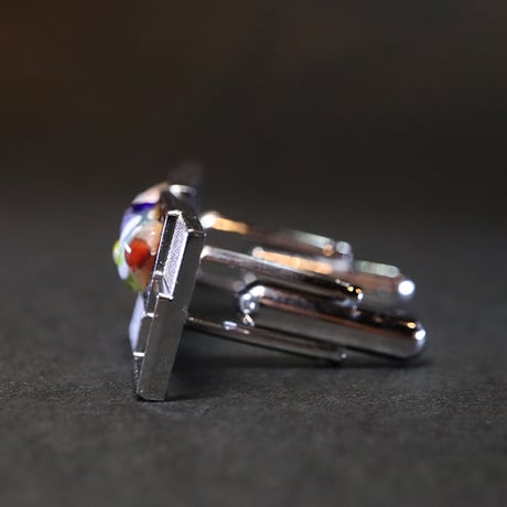 【Enamel Handcraft】エナメルのカフリンクス　ヴェネツィア　A