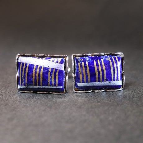【Enamel Handcraft】エナメルのカフリンクス　帯