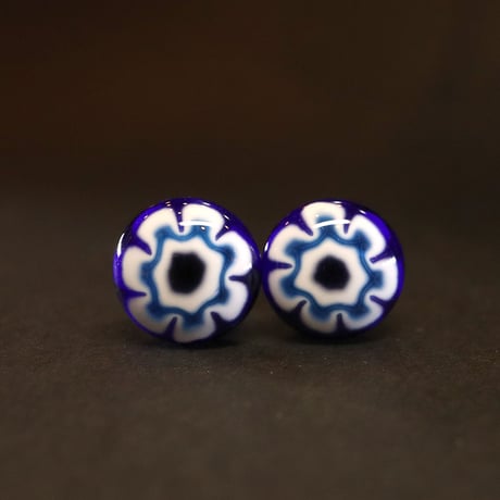 【Enamel Handcraft】エナメルのカフリンクス　アネモネ　豆