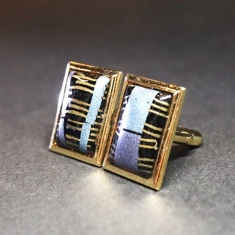 【Enamel Handcraft】エナメルのカフリンクス　束と把