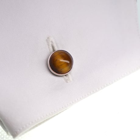 2022寅年、虎目石カフリンクス「虎の子」