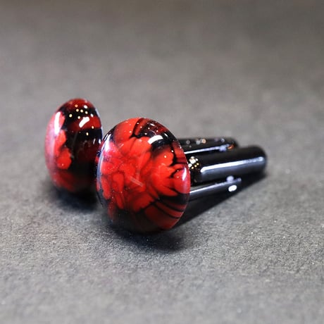 【Enamel Handcraft】エナメルのカフリンクス　八重　豆