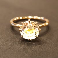 ロッククリスタル(白水晶)ワイヤーワークリング
