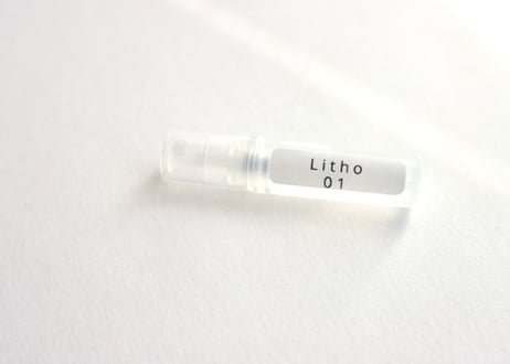 香りのサンプル（アロマミスト、ブレンドアロマオイル、Litho）
