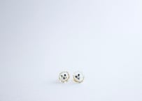 花のピアス（透明）