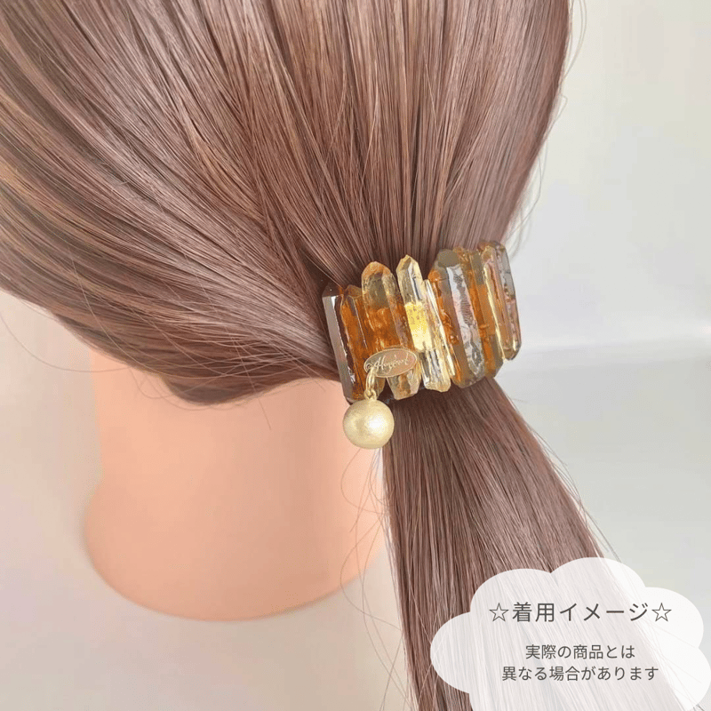 【1320】レジン　ヘアゴム　ポニーフック　ブロ―チ　ハンドメイド 1320】レジンヘアゴムポニーフックブロ―チハンドメイド