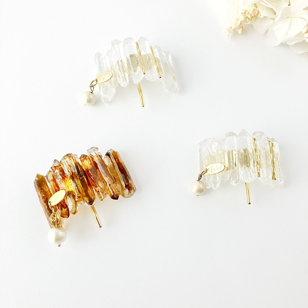 鉱石風ポニーフック | ハンドメイド雑貨店 ゆめばこ