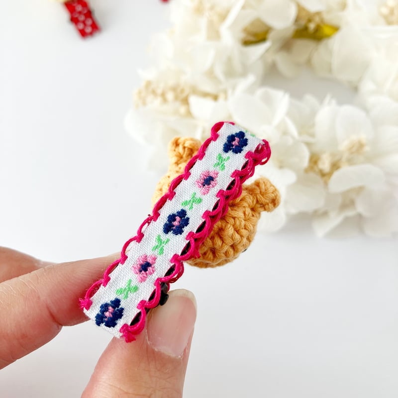 ハンドメイドベビーヘアクリップ  Yumi様 ハンドメイドベビーヘアクリップ Yumi様