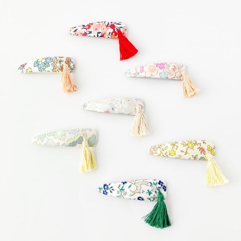 リバティ ハンドメイド パッチンピン4個44