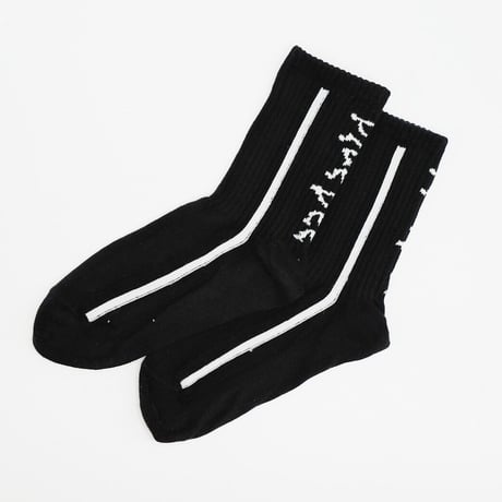 ソックス　ブラック