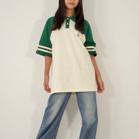 BlueBeeポロシャツ グリーン