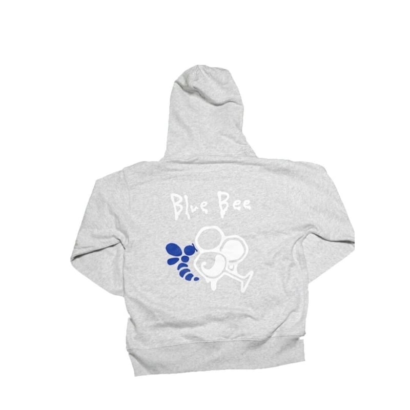 グッドグリーフ⭐︎Yale オーバーサイズ パーカー ブルー オーバーサイズド ワッフル プルオーバーフーディー BLACK LABEL