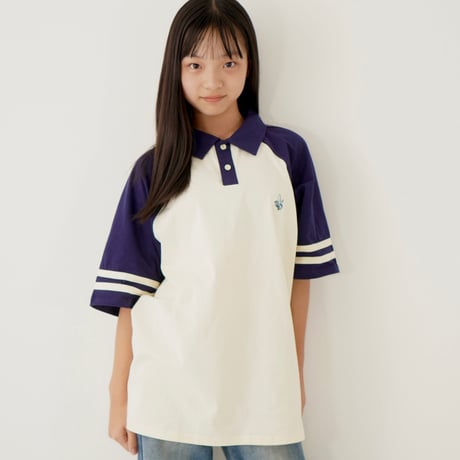 BlueBeeポロシャツ ネイビー